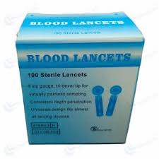Lancets box