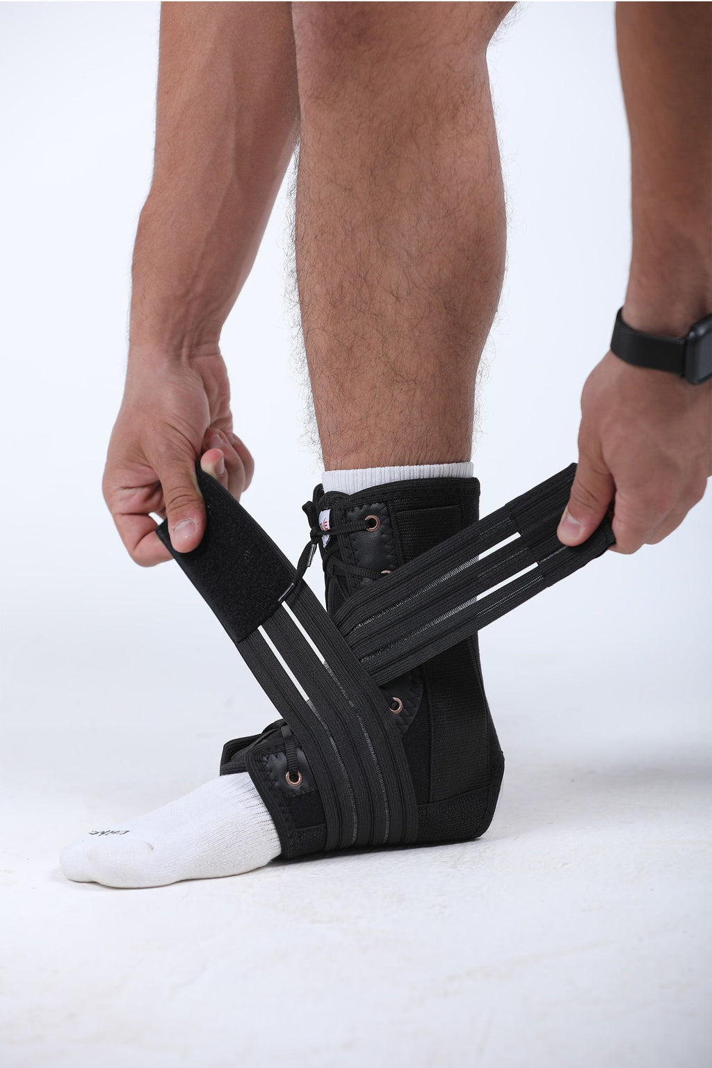 Premium Ankle Brace with Criss-Cross Straps - view 2